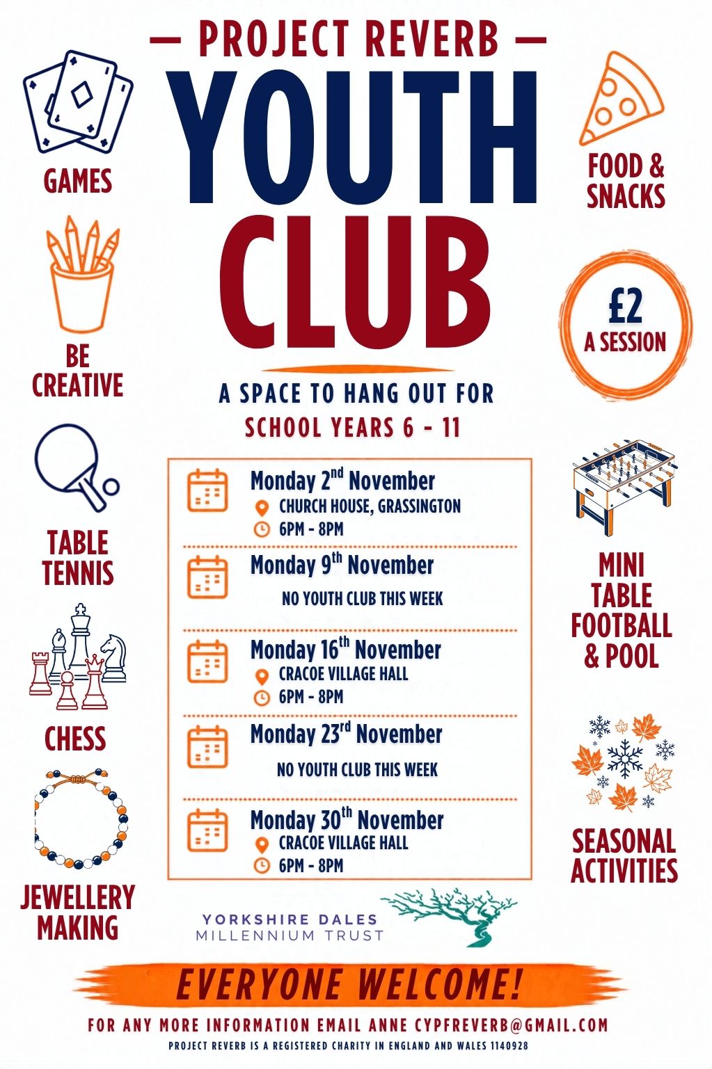 Project Reverb Youth Club